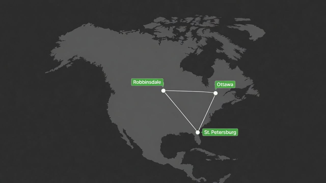 Ottawa, Robbinsdale, and St. Petersburg