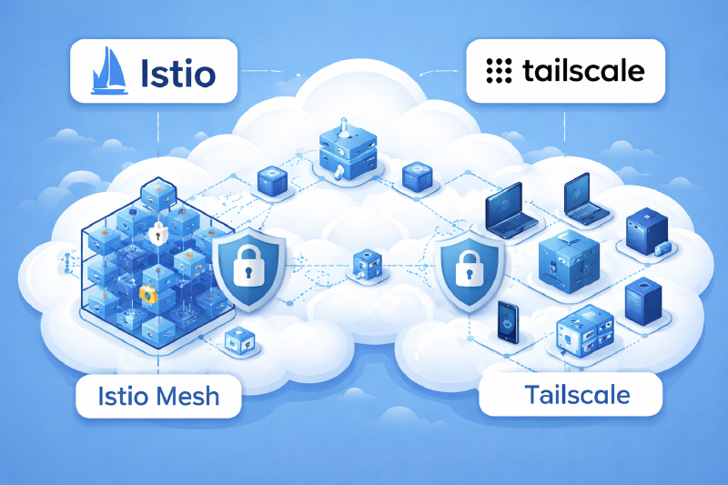 Featured image of post Multi-Cluster Istio Service Mesh with Tailscale